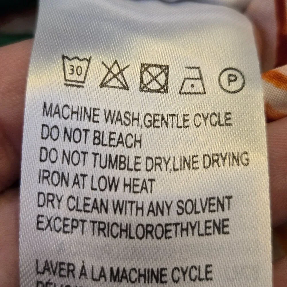 Farm Rio Banana Foliage Cargo Pants S Bold Colorful Tropical Resortwear NWT - Picture 12 of 12